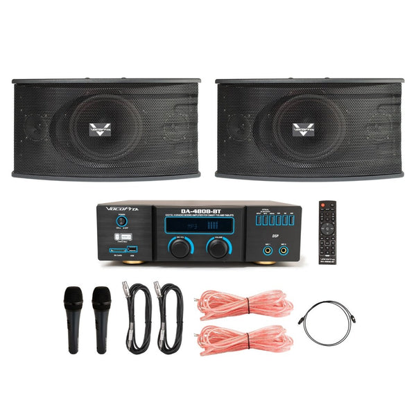 VocoPro SAP-4808 250 Watt Speaker/Amplifier/Microphone Package