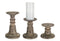 Traditional Stone Candle Holder (Set of 3)