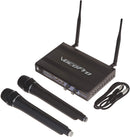 VocoPro UHF-Dual Channel Wireless Microphone System - UHF320010