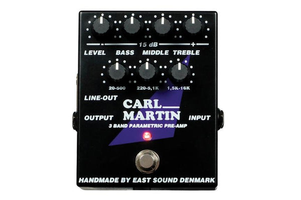 Carl Martin 3 Band Parametric EQ & Pre-amp