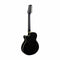 Stagg Mini-Jumbo Electric Acoustic Concert Guitar w/ FISHMAN Preamp - Black