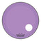Remo Powerstroke P3 Colortone Purple Skyndeep Bass Resonant Drumhead w/ 5″ Hole