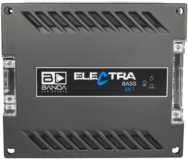 Banda Electra 8000 Watts Max 1 Ohm Car Audio Mono Amplifier - 8K1