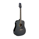 Stagg Dreadnought Acoustic Guitar - Black - SA20D BLK