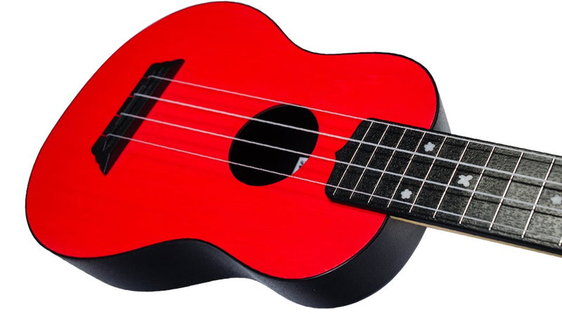 Flight Travel Soprano Ukulele w/ Gig Bag - Red - TUS-35RD