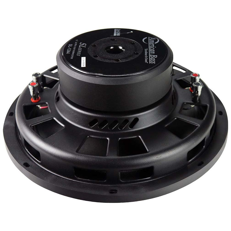 American Bass 12" Shallow Mount Woofer 600W Max Dual 4 Ohm Voice Coil SL-1244