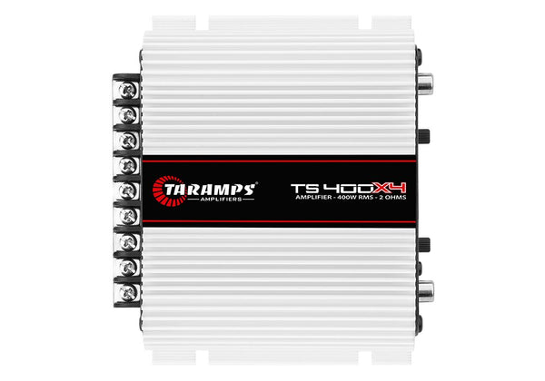 Taramps 4 Channel 100 Watts RMS Car Audio Amplifier w/Low Pass Filter - TS400X4