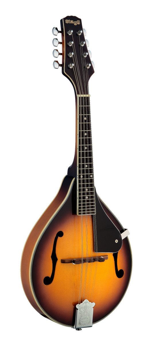 Stagg Bluegrass A Style 8 String Acoustic Mandolin - Gold Burst - M40 S