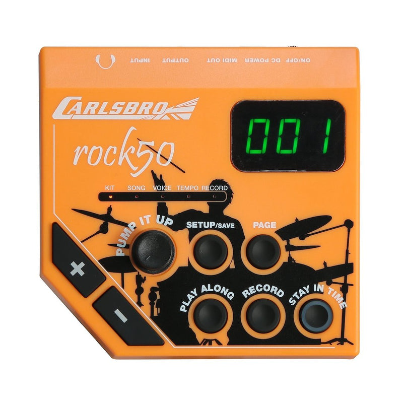 Carlsbro Rock50 Junior Electronic 3-Piece Drum Kit with Sound Module