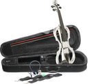 Stagg Futuristic 4/4 Electric Violin w/ Soft Case & Headphones - White