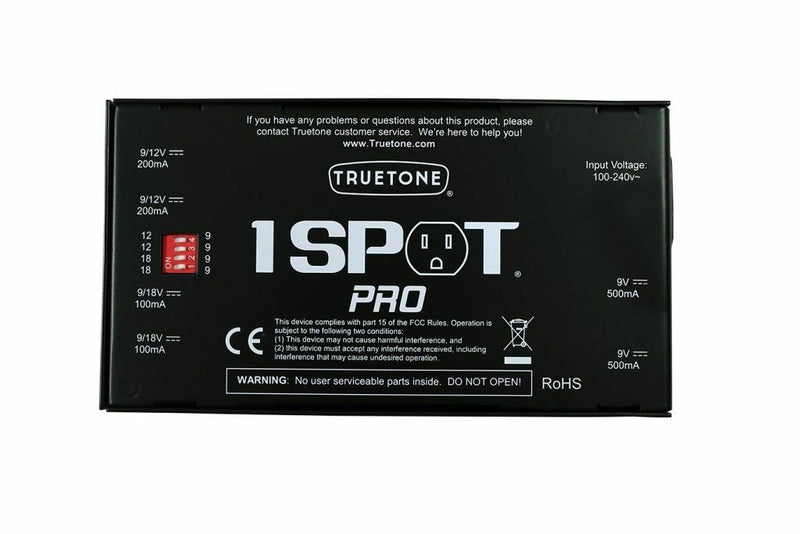 Truetone 1 SPOT Pro CS6 Guitar Pedal Power Supply Low Profile Brick w Switching