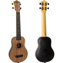 Flight Salamander Travel Concert Scale Soprano Ukulele - Natural - TUSL-50