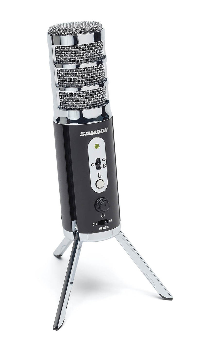 Samson Satellite USB iOS Broadcast Microphone Condenser Streaming or Podcast