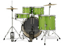 PDP Center Stage Complete 5 Piece Drum Set 10/12/14/20/14 - Electric Green