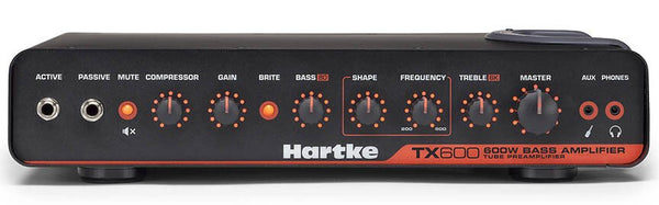 Hartke TX600 Class D 600 Watt Bass Amplifier Tube Preamp
