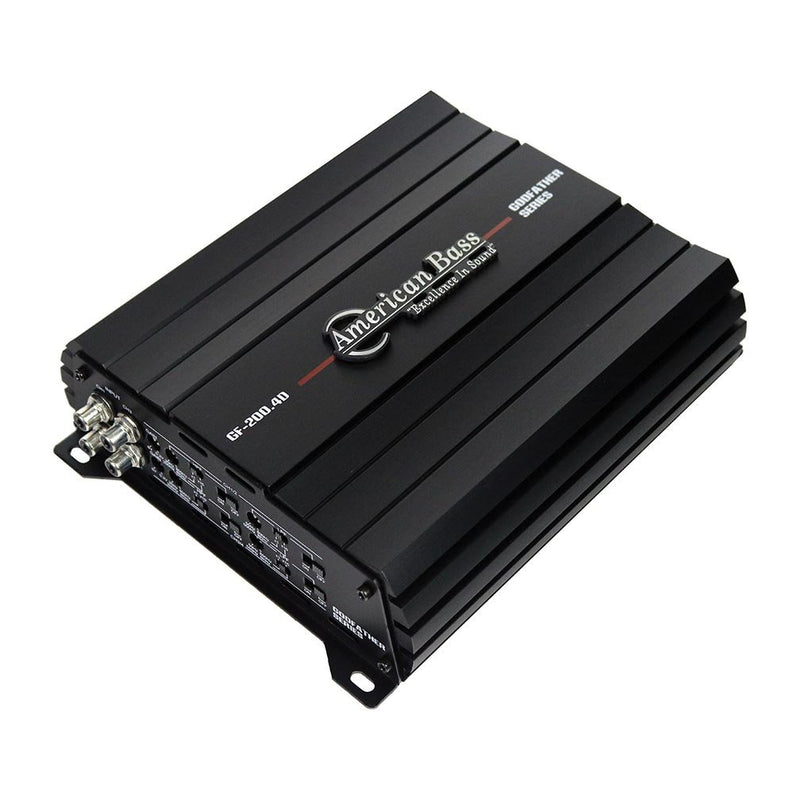 American Bass Godfather 4CH Amplifier 720 Watts RMS GF-200.4D