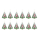 Gnome Pine Tree Ornament (Set of 12)