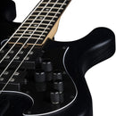 Dean Guitars Hillsboro Electric Bass Guitar - Black Satin - HB SEL BKS