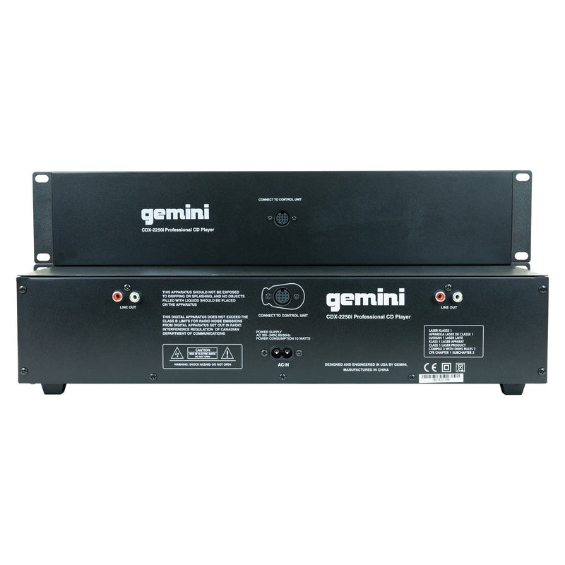 Gemini DJ CD Media Player with USB - CDX-2250I