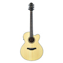 Crafter Silver Series 250 Jumbo Cutaway Acoustic Electric Guitar - Natural