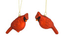 Glass Cardinal Bird Ornament (Set of 12)