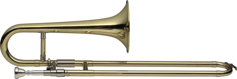 Stagg Bb Slide Trumpet Ml-Bore Body in Brass with Soft Case - LV-TR4905