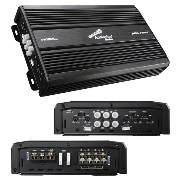 Audiopipe 4 Channel Amplifier 400W RMS/1400W MAX APXL-1400.4