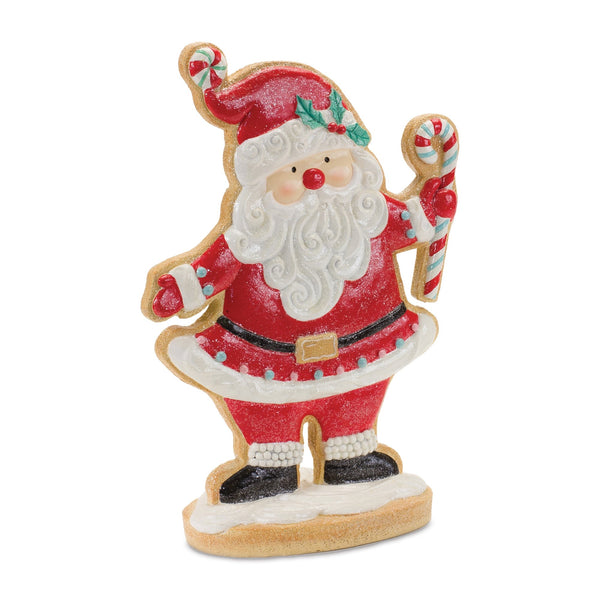 Gingerbread Santa Décor 16"H