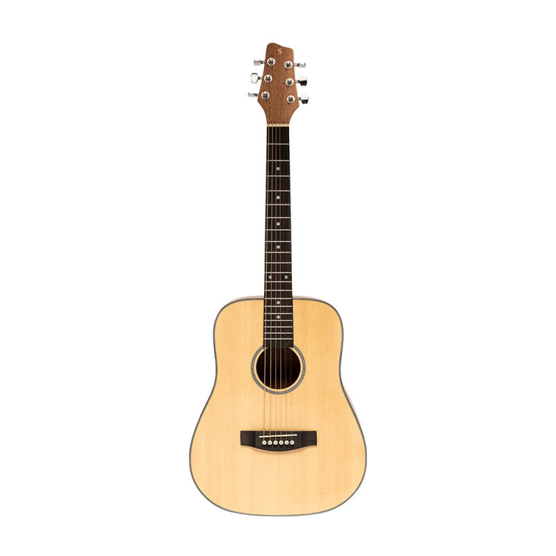 Stagg Acoustic Dreadnought Travel Guitar - Natural - SA25 SPRU TRAV