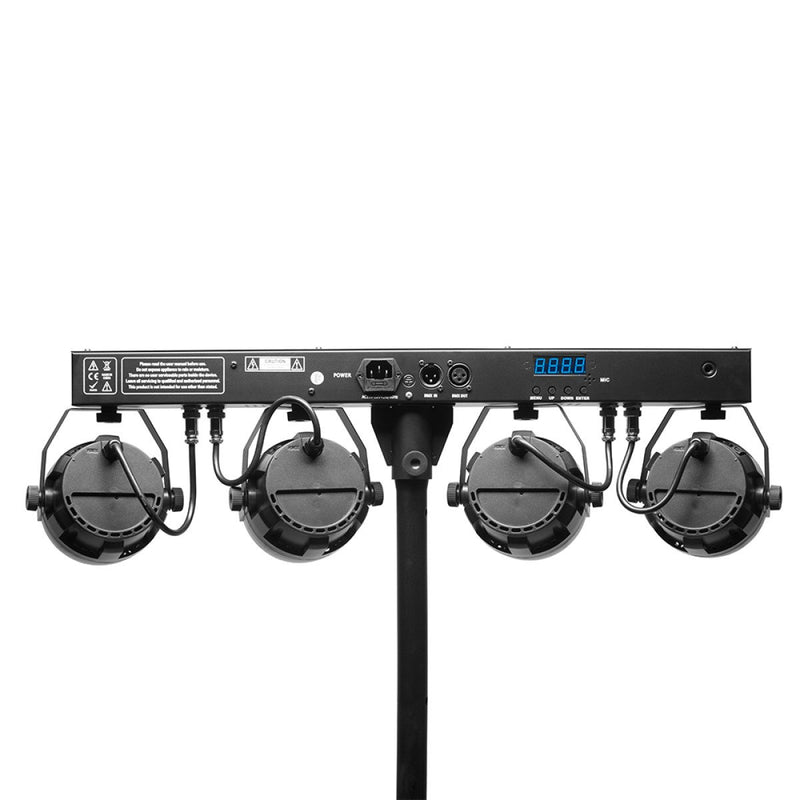 Stagg Elite Performer Light Set with Spotlights and Stand - SLB 4P34-41-1