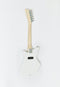 Loog Pro VI Mini Electric Guitar with Built-in Amplifier - White - LGPRVIEW
