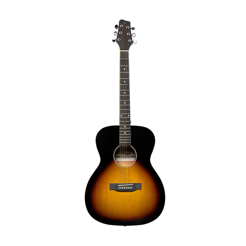 Stagg Auditorium Guitar with Basswood Top - Sunburst - SA35 A-VS