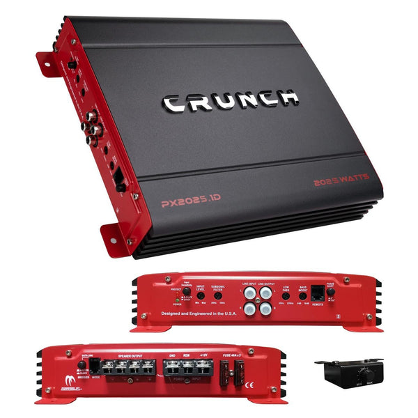 Crunch Power Amplifer X 1x 2025 @ 1 Ohms Class D PX-2025.1D