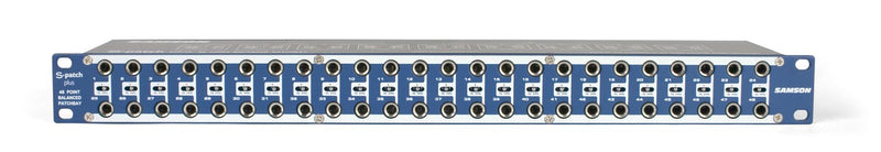 Samson 48-Point Balanced Patchbay with Front Panel Switches - S-Patch Plus