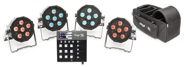 Stagg Innovative LightTheme LED Lighting Kit with Remote -  SLT START SET-1