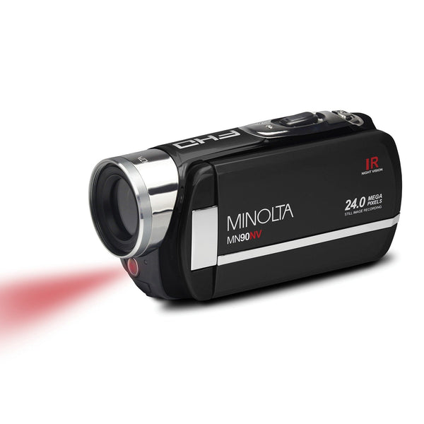 Minolta Full HD 1080p IR Night Vision Camcorder (Black) MN90NV-BK
