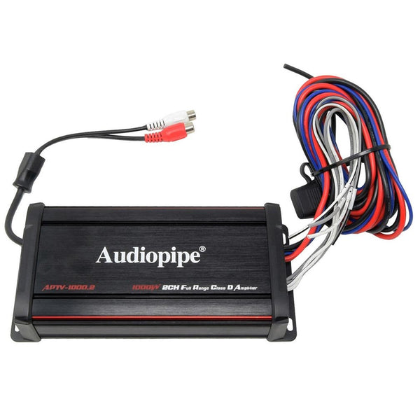 Audiopipe Marine Micro 2 Channel Amplifier 320 Watts APTV-1000.2