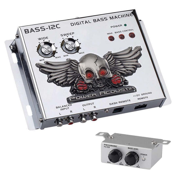 Power Acoustik Digital Bass Reconstruction Processor BASS-12C