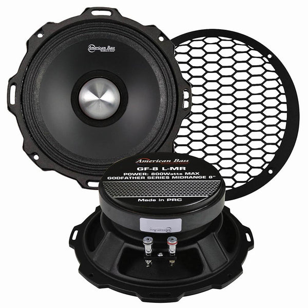 American Bass 8" Shallow Mid-Range 4 Ohm 800 Watts Max GF-8L-MR