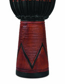 Latin Percussion World Beat Wood Art Large Djembe Black/Brown - LP713LB