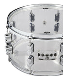 PDP Chad Smith Signature Clear Acrylic Snare Drum 7x13 with Chrome Hardware