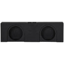 Qpower QBOMB Dual 10 Vented Empty Box Behind Seat Mount QBTRUCK210V