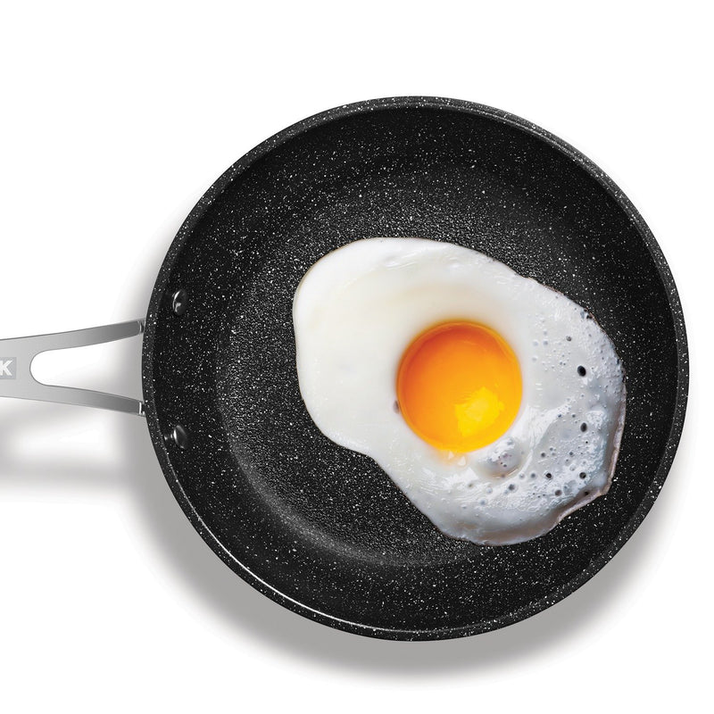 Starfrit® 030202-004-0000 - The Rock™ Stainless Steel 12 Induction Fry Pan  with Stainless Steel Handle 