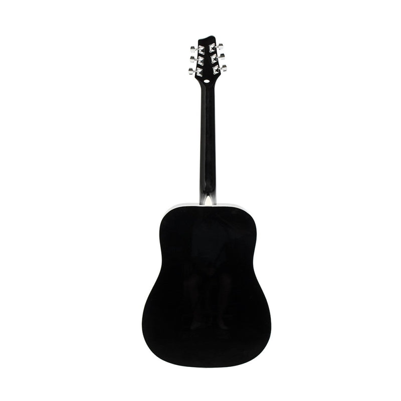 Stagg Dreadnought Acoustic Guitar - Black - SA20D BLK