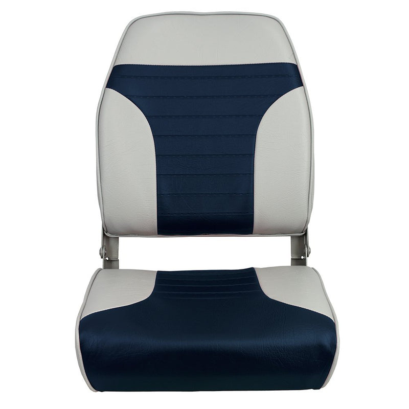 Springfield High Back Multi-Color Folding Seat - Blue/Grey 1040661