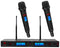 Nady Dual 1000-Channel UHF Wireless System w/ 2 Handheld Microphones - 2W-1KU HT