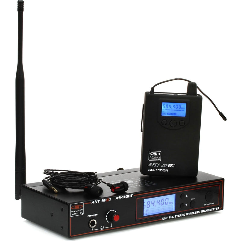 Galaxy Audio Personal Wireless In-Ear Stage-Monitoring System - AS-1100P2