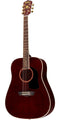 Washburn WD100DLTWRK Mahogany Dreadnought Acoustic Guitar - Trans Wine Red