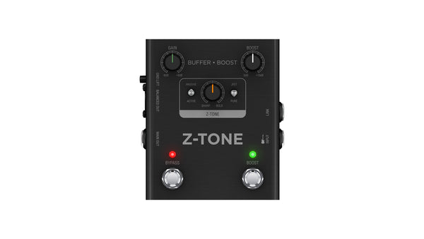 IK Multimedia Z-Tone Buffer Boost Pedal with Advanced Tone Shaping - IPZTONEBBIN