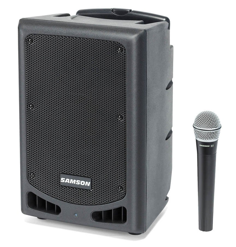 Samson Rechargeable Portable PA System w/ Wireless Mic Bluetooth